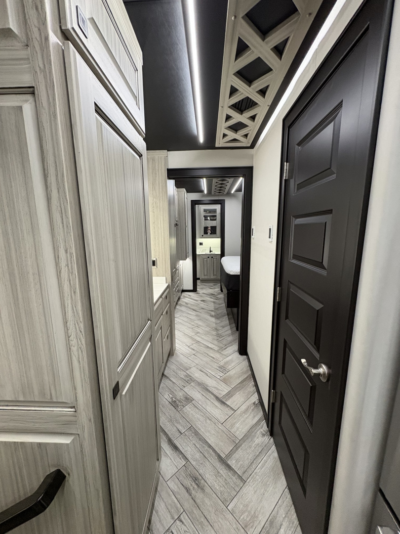 Used 2024 JDCC 46' Peterbilt Custom Coach & 38' 3 Car Stacker w/ Internal rear door lift Package $1,299,999.00