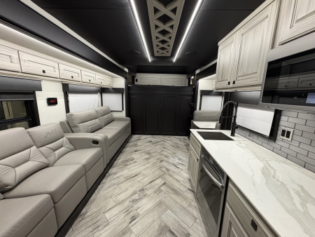 Used 2024 JDCC 46' Peterbilt Custom Coach & 38' 3 Car Stacker w/ Internal rear door lift Package $1,299,999.00