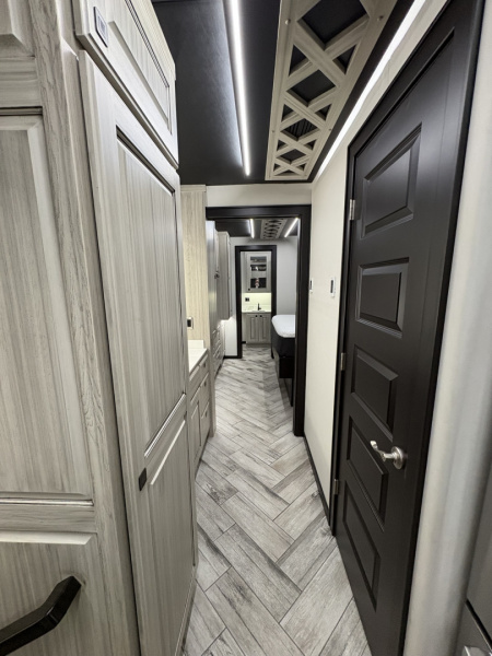 Used 2024 JDCC 46' Peterbilt Custom Coach & 38' 3 Car Stacker w/ Internal rear door lift Package $1,299,999.00