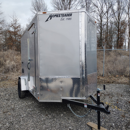 New 2026 Homesteader Trailer 6x10 SA, 6'5  interior height, 35k axle, .030 exterior with barn doors Cargo / Enclosed Trailer