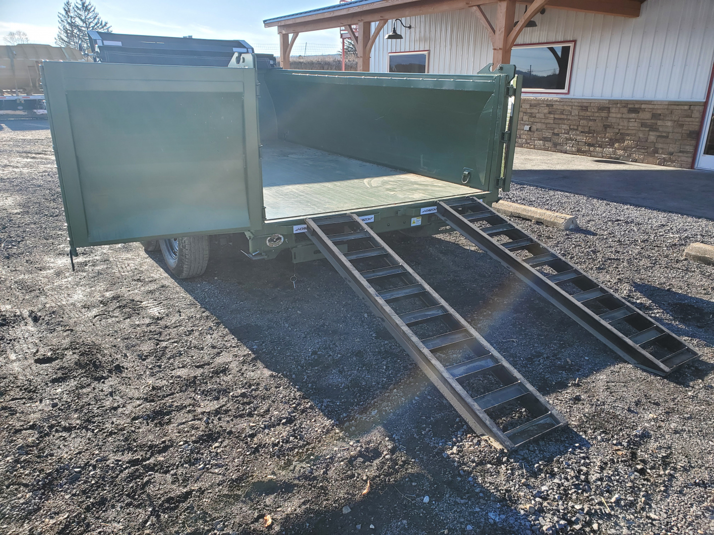Used 2024 Horizon Trailers HZ7 Dump Trailer / 15,680 GVWR / 83"x12'