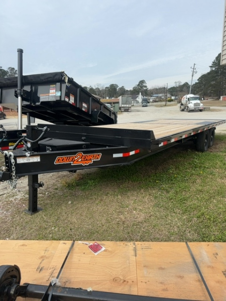New 2025 Down 2 Earth Trailers 24’ Deckover PowerTilt Tilt Trailer