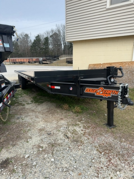 New 2025 Down 2 Earth Trailers 24’ Deckover PowerTilt Deckover Trailer
