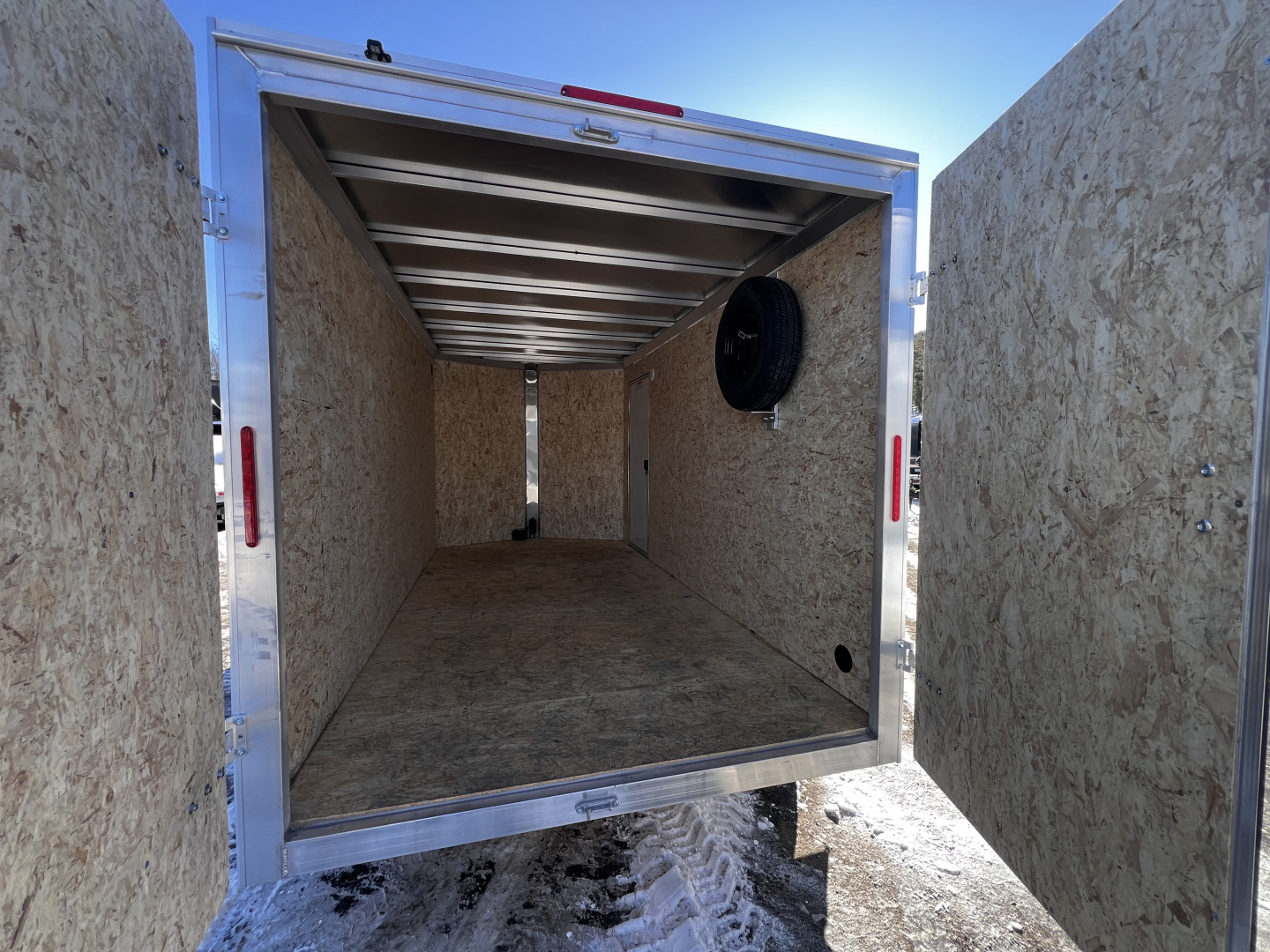 New 2026 High Country 7x14 + 18" V-Nose/ XLT Aluminum trailer /Barn Door/ 7'interior -7000GVW