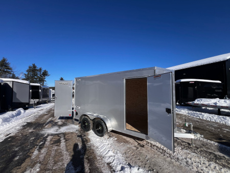 New 2026 High Country 7x14 + 18  V-Nose/ XLT Aluminum trailer /Barn Door/ 7'interior -7000GVW