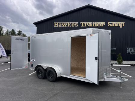 New 2026 High Country 7x14 + 18  V-Nose/ XLT Aluminum trailer /Barn Door/ 7'interior -7000GVW