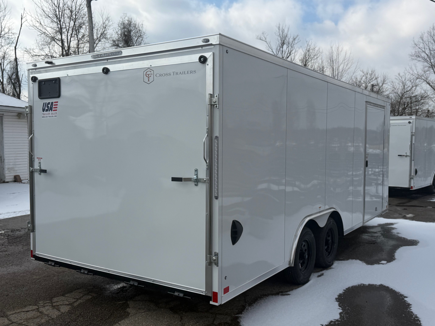 New 2026 8.5 x 20 Enclosed Car Hauler with Ramp 7K GVW - SCREWLESS