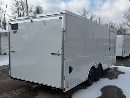 New 2026 8.5 x 20 Enclosed Car Hauler with Ramp 7K GVW - SCREWLESS