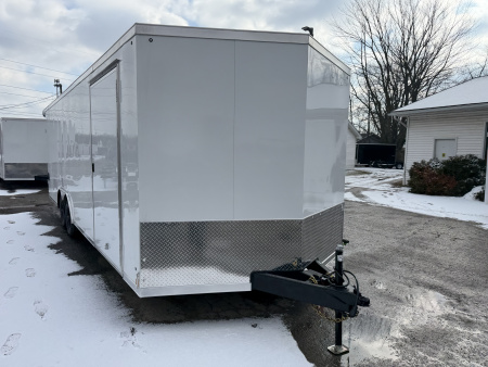 New 2026 Cross 8.5 x 24 Enclosed Car Hauler with Ramp 10K GVW with 6ft 6in interior