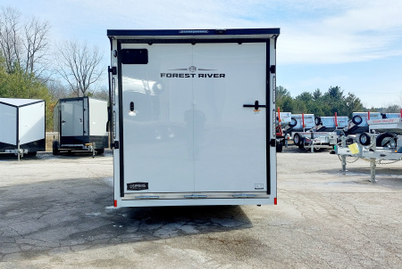 New 7.5 X 18 + 5' V-NOSE SNOWMOBILE ENCLOSED ALL ALUMINUM LIGHTNING 2026