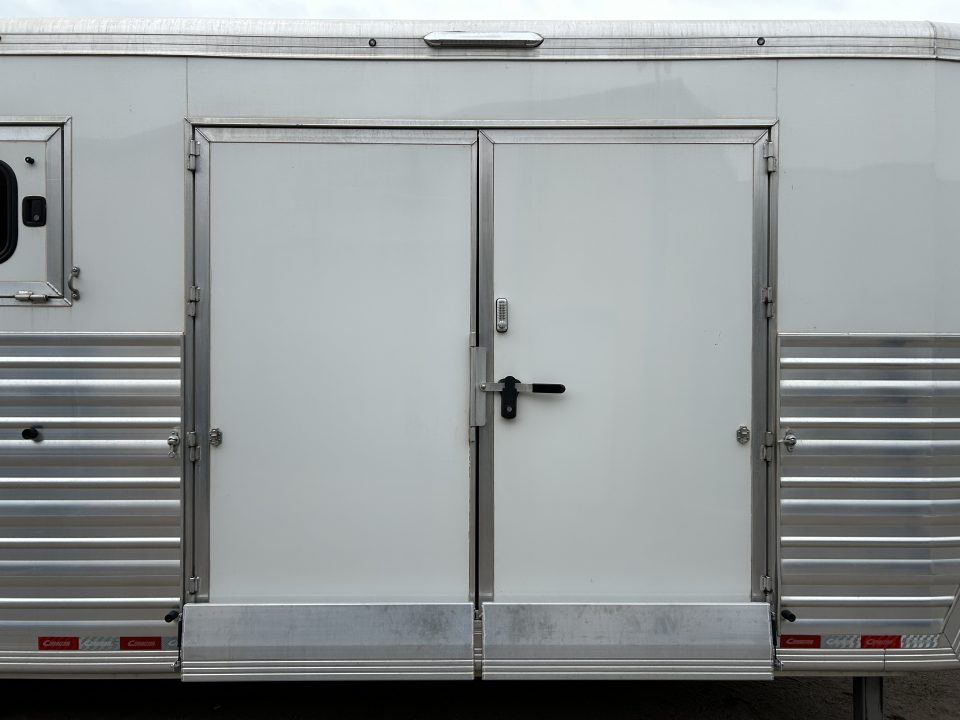 Used 2023 Cimarron 8 horse Trainer Trailer