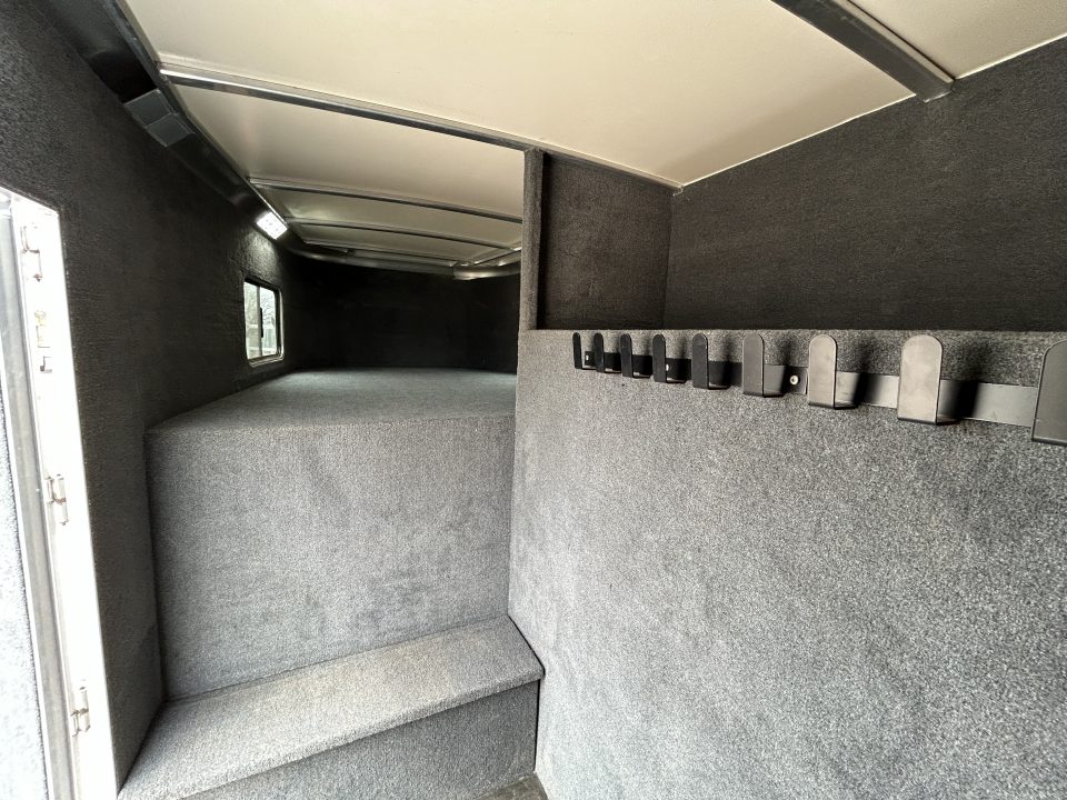 Used 2023 Cimarron 8 horse Trainer Trailer