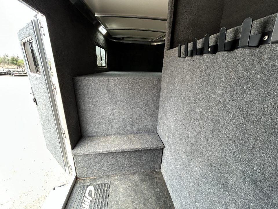 Used 2023 Cimarron 8 horse Trainer Trailer