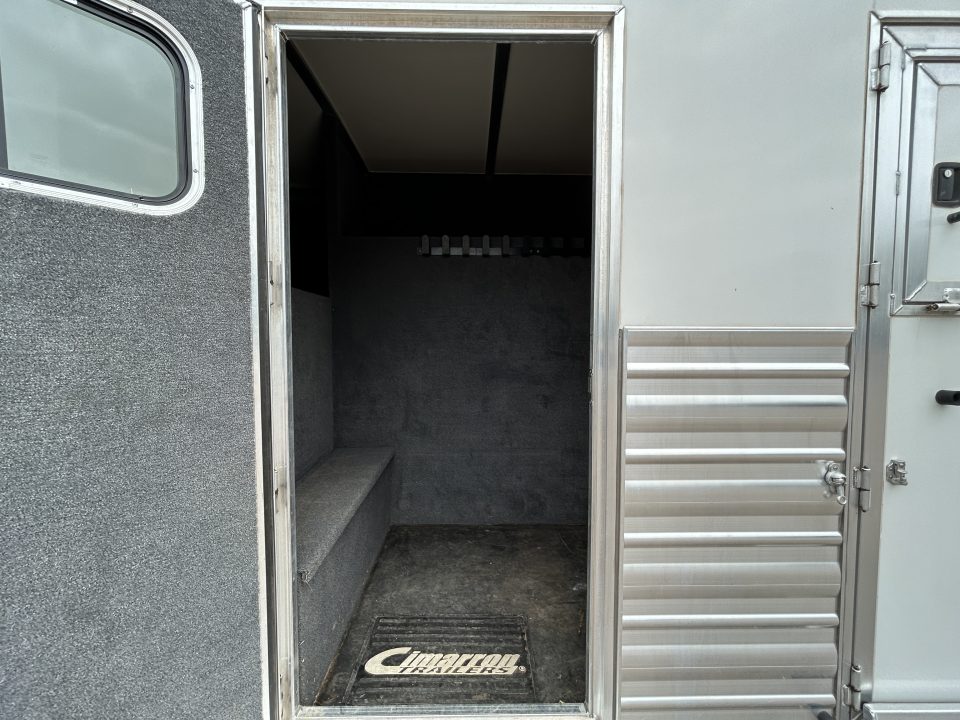 Used 2023 Cimarron 8 horse Trainer Trailer