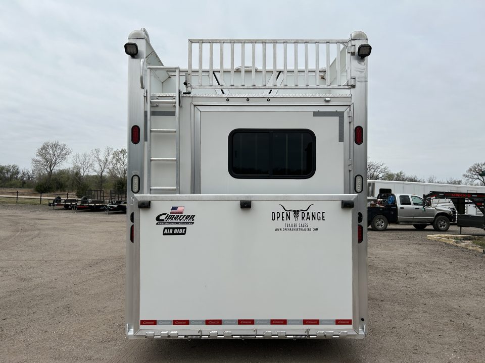 Used 2023 Cimarron 8 horse Trainer Trailer