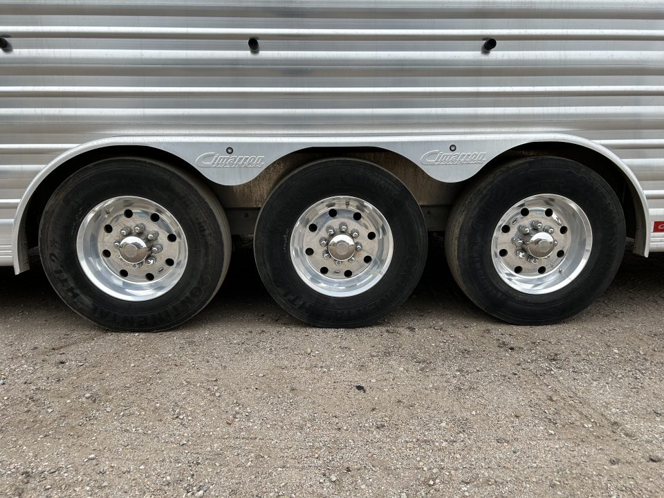 Used 2023 Cimarron 8 horse Trainer Trailer