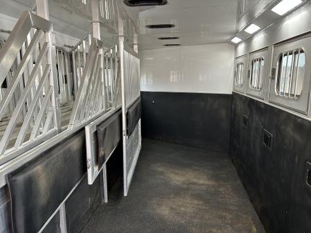 Used 2023 Cimarron 8 horse Trainer Trailer
