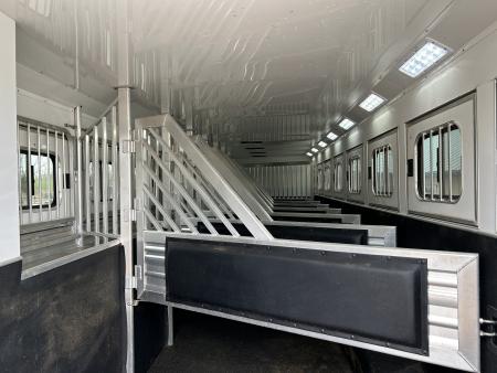 Used 2023 Cimarron 8 horse Trainer Trailer