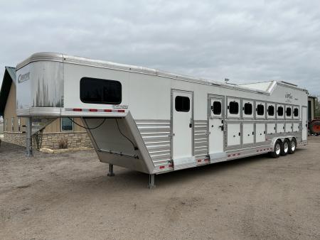 Used 2023 Cimarron 8 horse Trainer Trailer