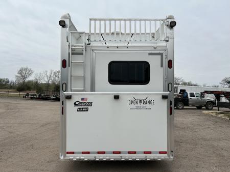 Used 2023 Cimarron 8 horse Trainer Trailer