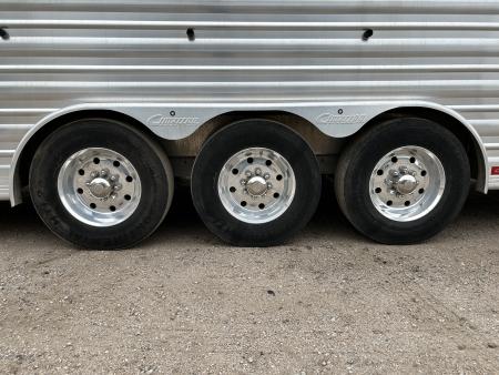 Used 2023 Cimarron 8 horse Trainer Trailer