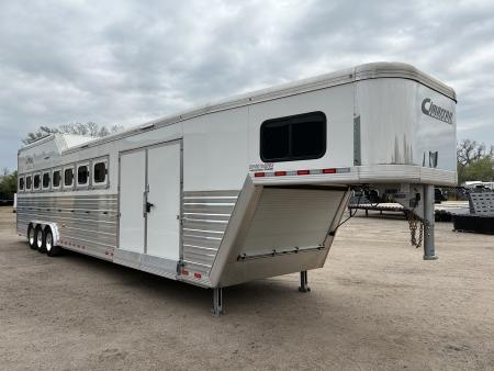 Used 2023 Cimarron 8 horse Trainer Trailer