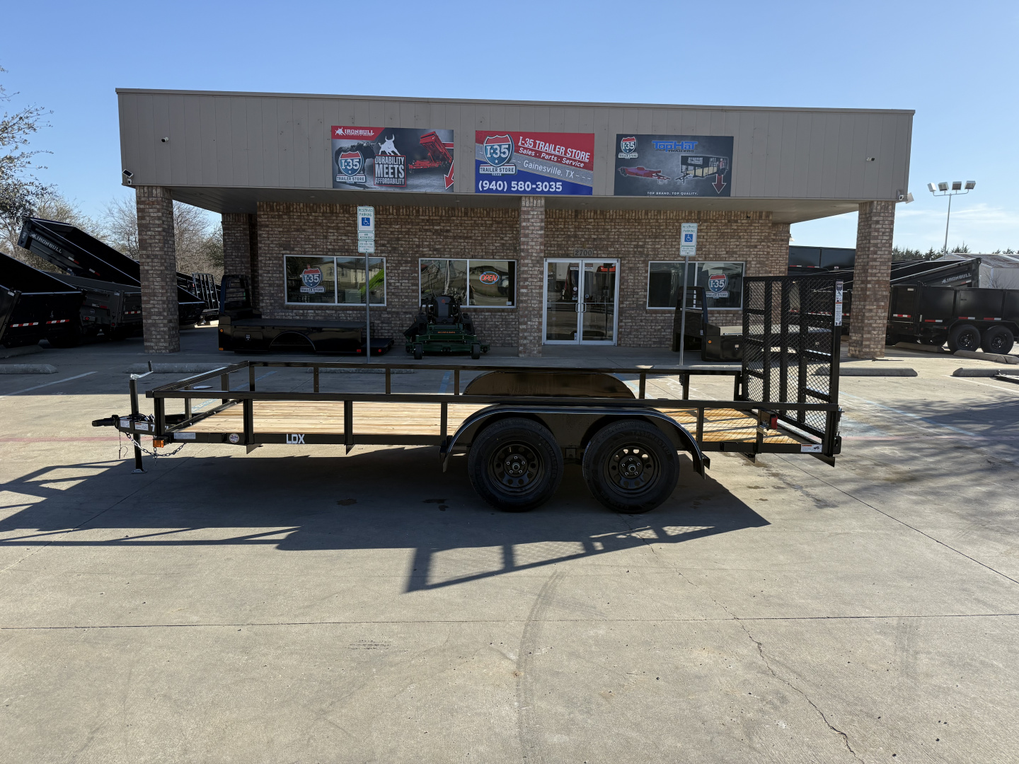 New 2026 Top Hat Trailers LDX 16x77 Utility Trailer