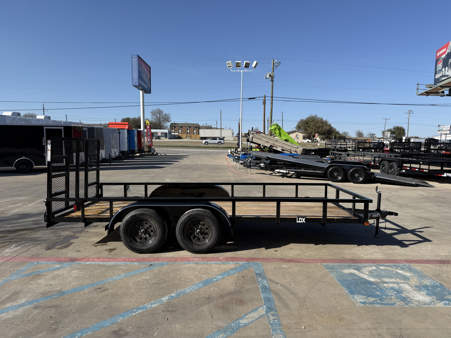 New 2026 Top Hat Trailers LDX 16x77 Utility Trailer
