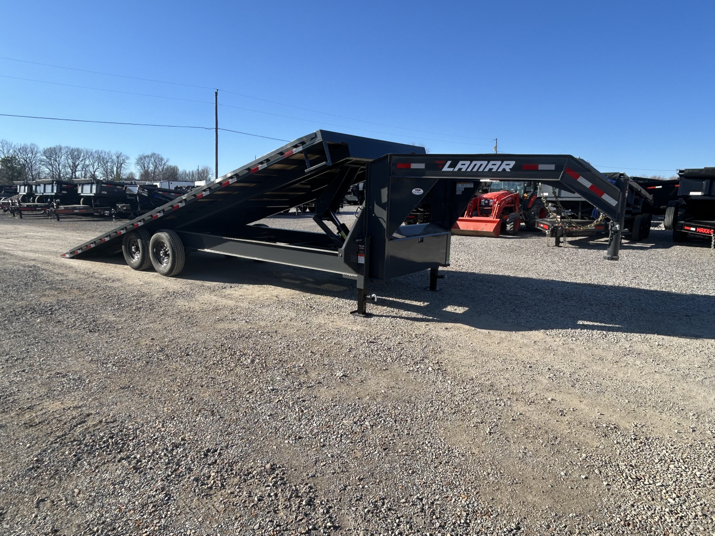 New 2026 Lamar Deckover Tilt Trailer | 102" x 24' 14K GVWR