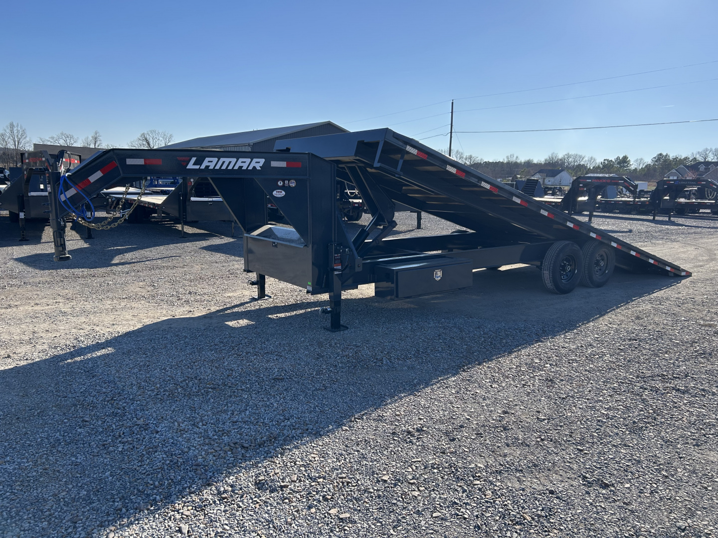 New 2026 Lamar Deckover Tilt Trailer | 102" x 24' 14K GVWR