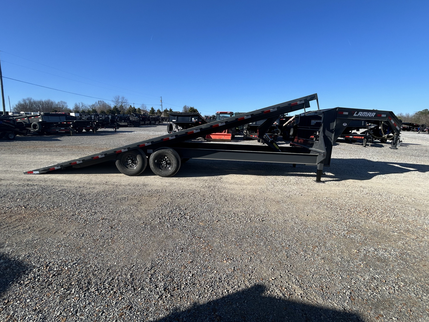 New 2026 Lamar Deckover Tilt Trailer | 102" x 24' 14K GVWR