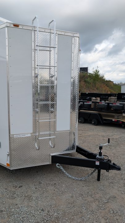 New 2026 Homesteader 7x14 HD SERIES CONTRACTOR Intrepid V-Nose Cargo Trailer w/ BARN DOORS, LADDER RACKS