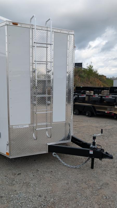 New 2026 Homesteader 7x14 HD SERIES CONTRACTOR Intrepid V-Nose Cargo Trailer w/ BARN DOORS, LADDER RACKS