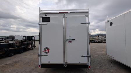 New 2026 Homesteader 7x14 HD SERIES CONTRACTOR Intrepid V-Nose Cargo Trailer w/ BARN DOORS, LADDER RACKS