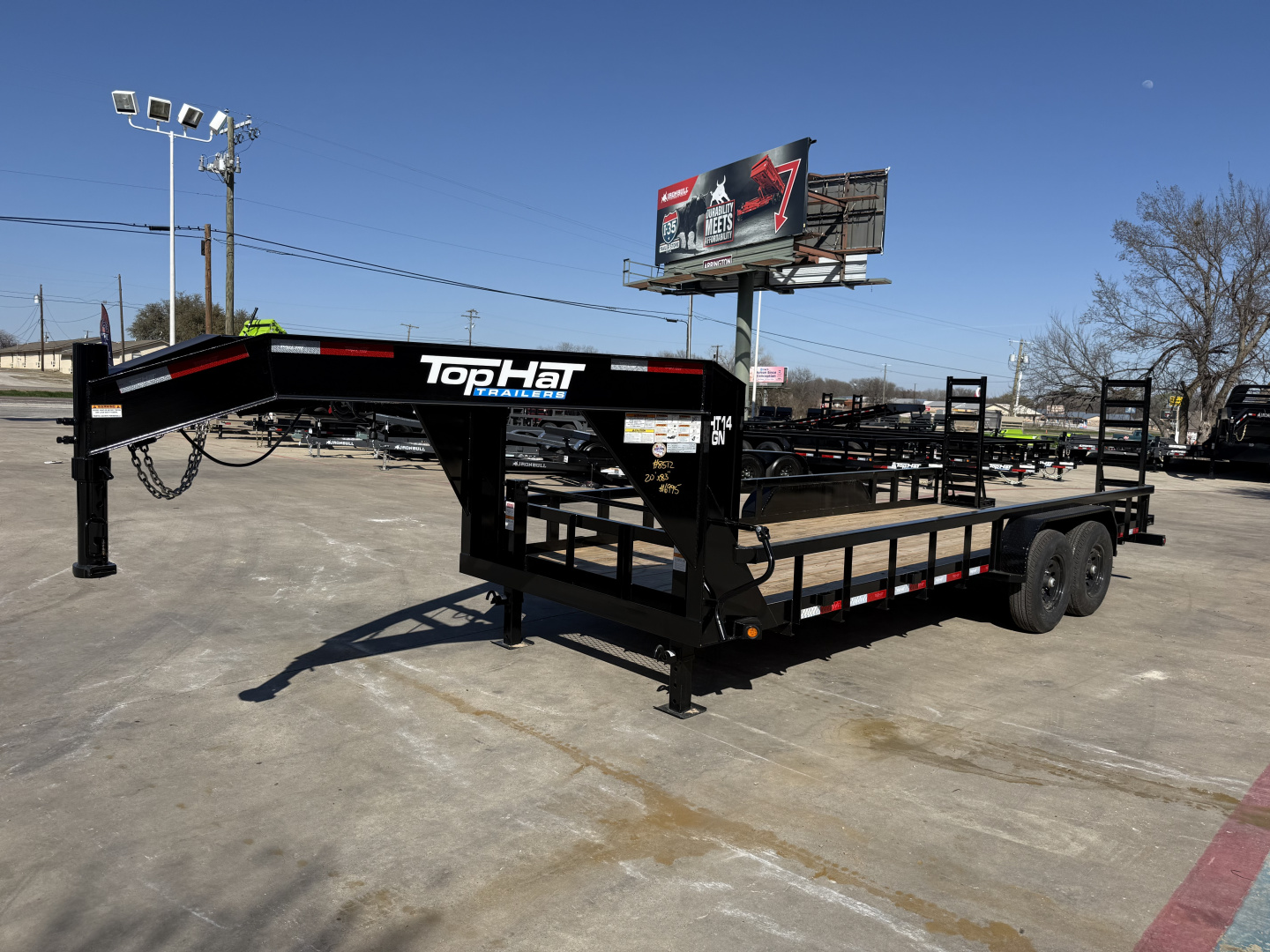New 2026 Top Hat Trailers HT14GN 20X83 Equipment Trailer