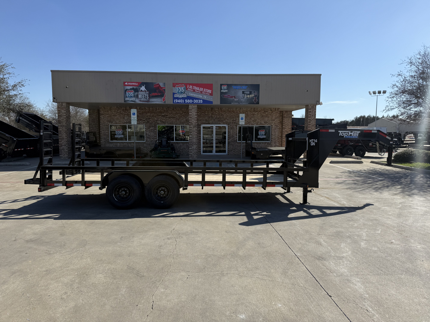 New 2026 Top Hat Trailers HT14GN 20X83 Equipment Trailer