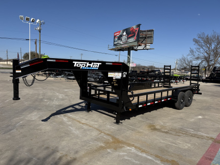 New 2026 Top Hat Trailers HT14GN 20X83 Equipment Trailer