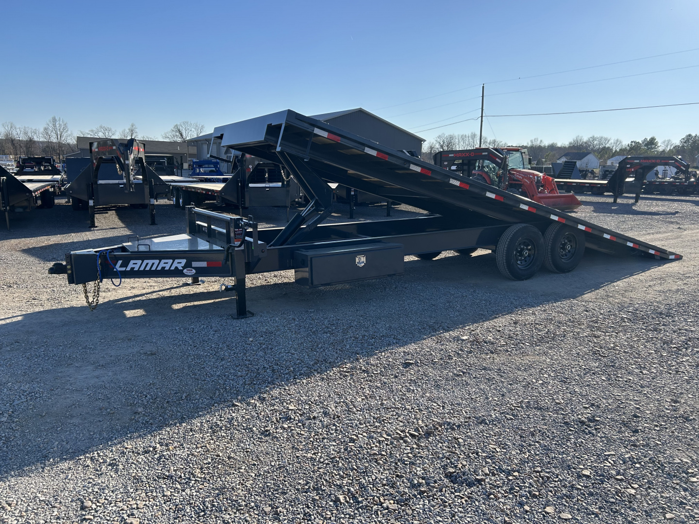 New 2026 Lamar Deckover Tilt Trailer | 102" x 24' 14K GVWR