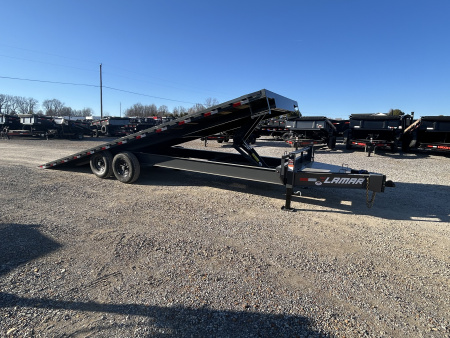 New 2026 Lamar Deckover Tilt Trailer | 102" x 24' 14K GVWR