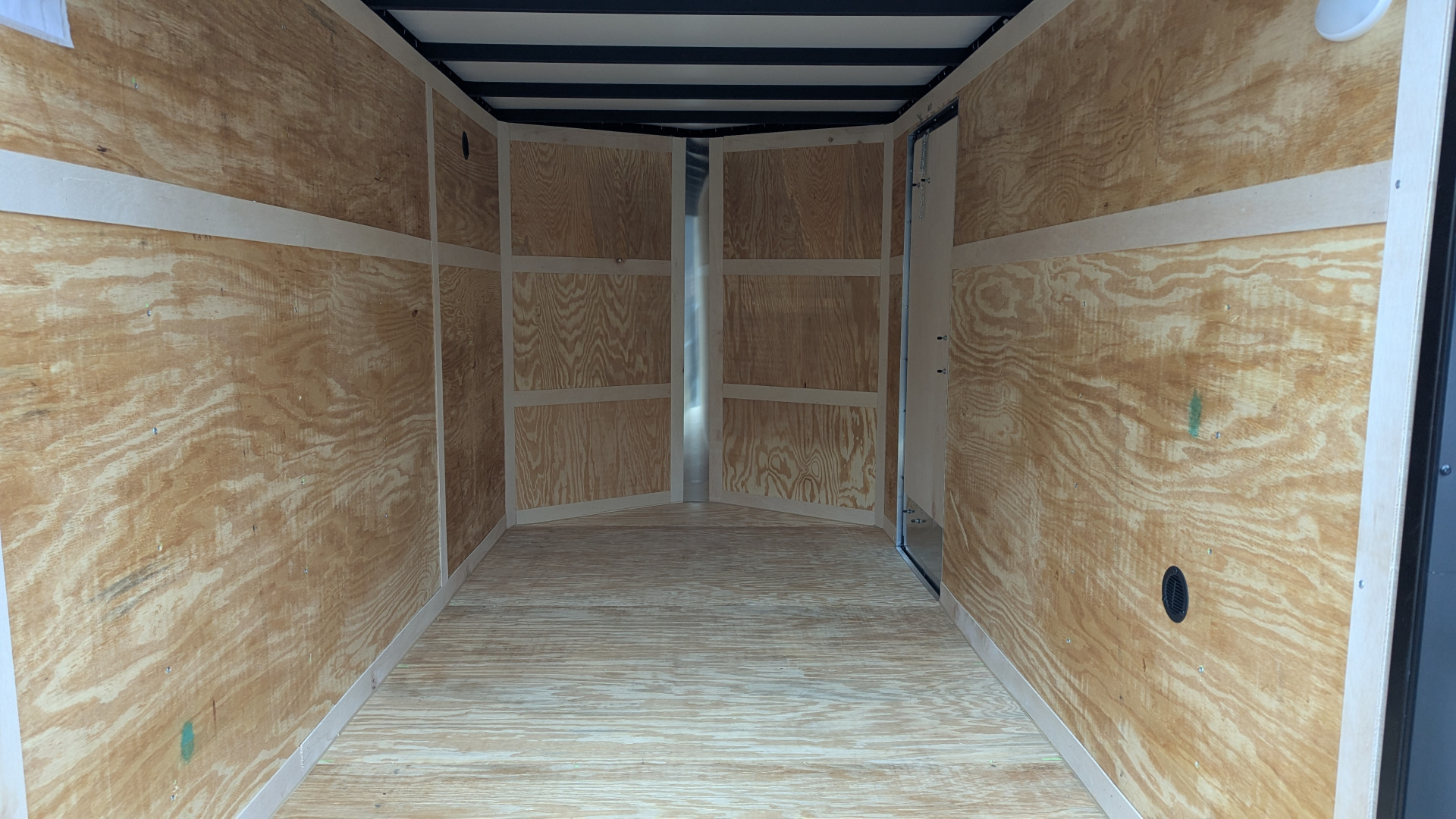 New 2026 Homesteader 6x12 Intrepid V-Nose Cargo Trailer w/ Barn Doors