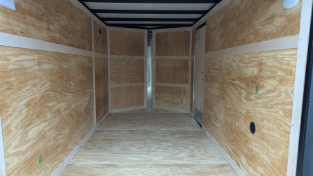 New 2026 Homesteader 6x12 Intrepid V-Nose Cargo Trailer w/ Barn Doors