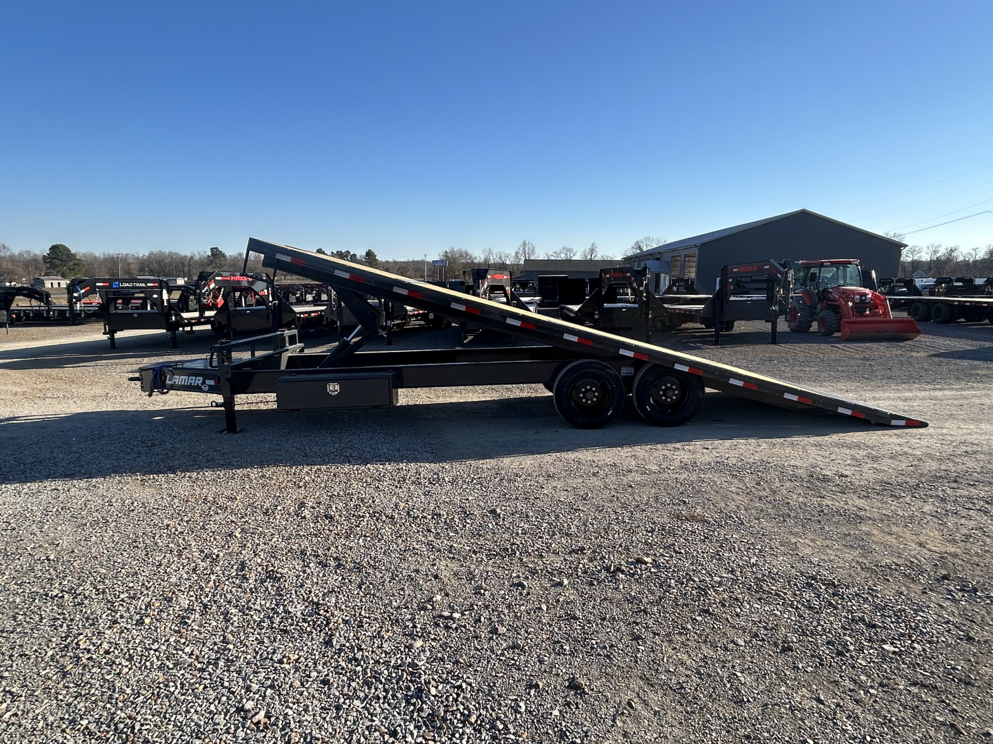 New 2026 Lamar Deckover Tilt Trailer | 102" x 24' 16K GVWR