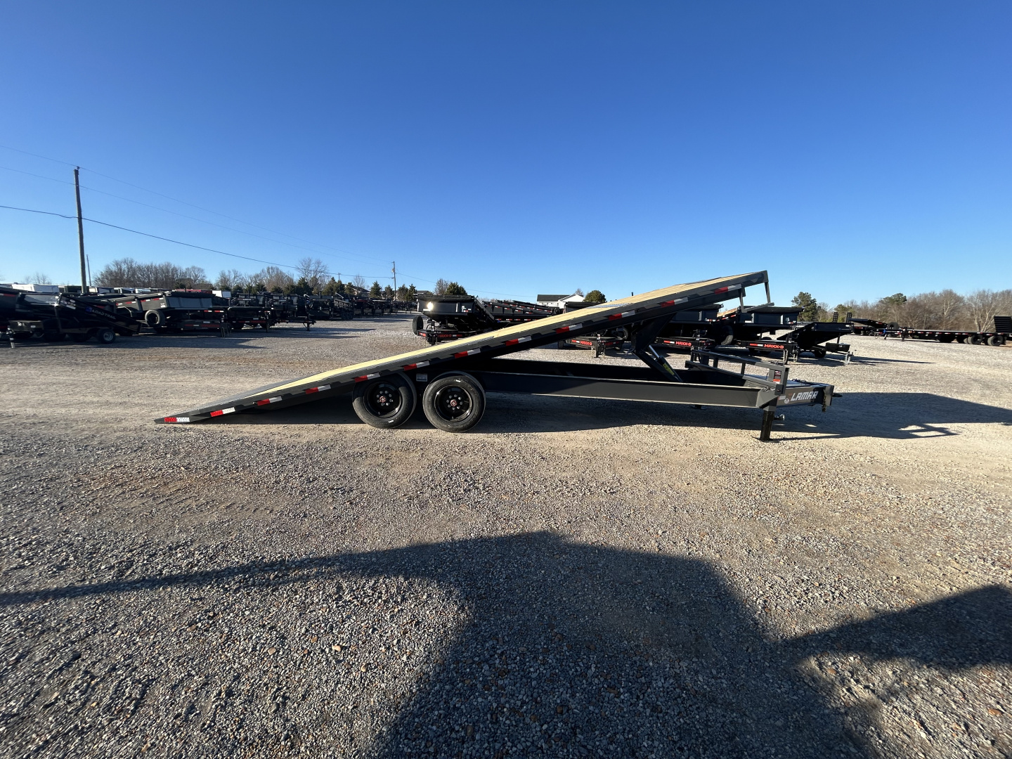 New 2026 Lamar Deckover Tilt Trailer | 102" x 24' 16K GVWR