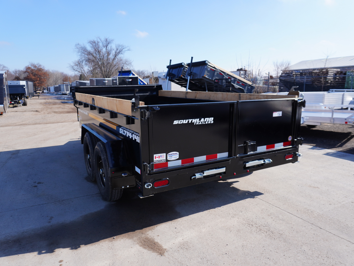 New 2026 Southland Trailers SL 7x14ft Dump Trailer