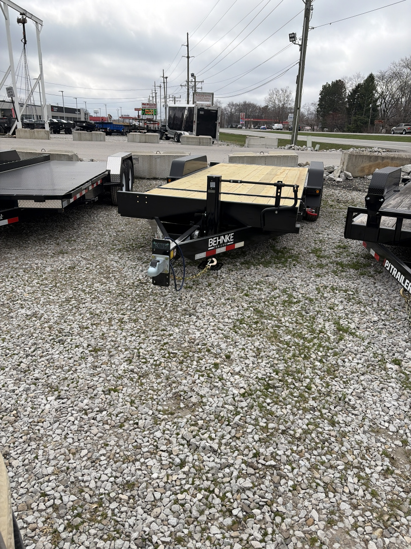 New 2026 Behnke TBCT2016ET Tilt Trailer 83x20 PARTIAL TILT (GVW:16000) BLACK