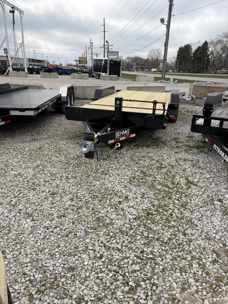 New 2026 Behnke TBCT2016ET Tilt Trailer 83x20 PARTIAL TILT (GVW:16000) BLACK