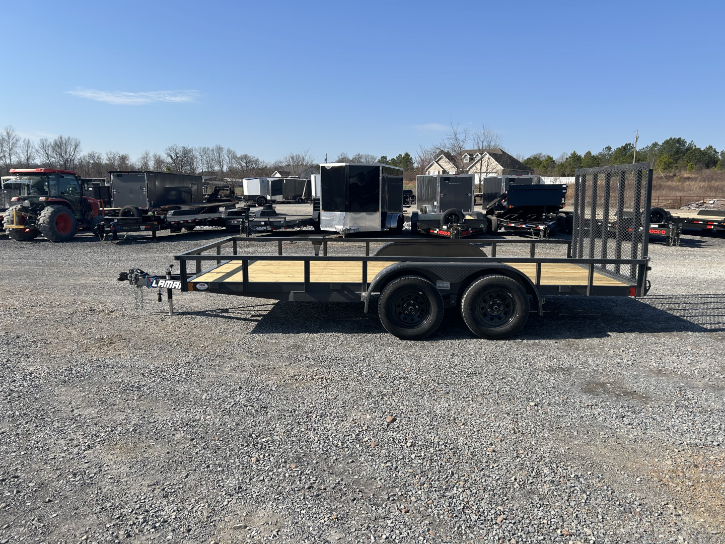 New 2026 Lamar Utility Trailer | 83" x 16' | 7K GVWR