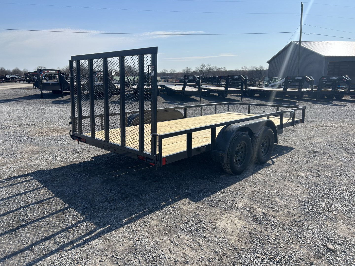 New 2026 Lamar Utility Trailer | 83" x 16' | 7K GVWR