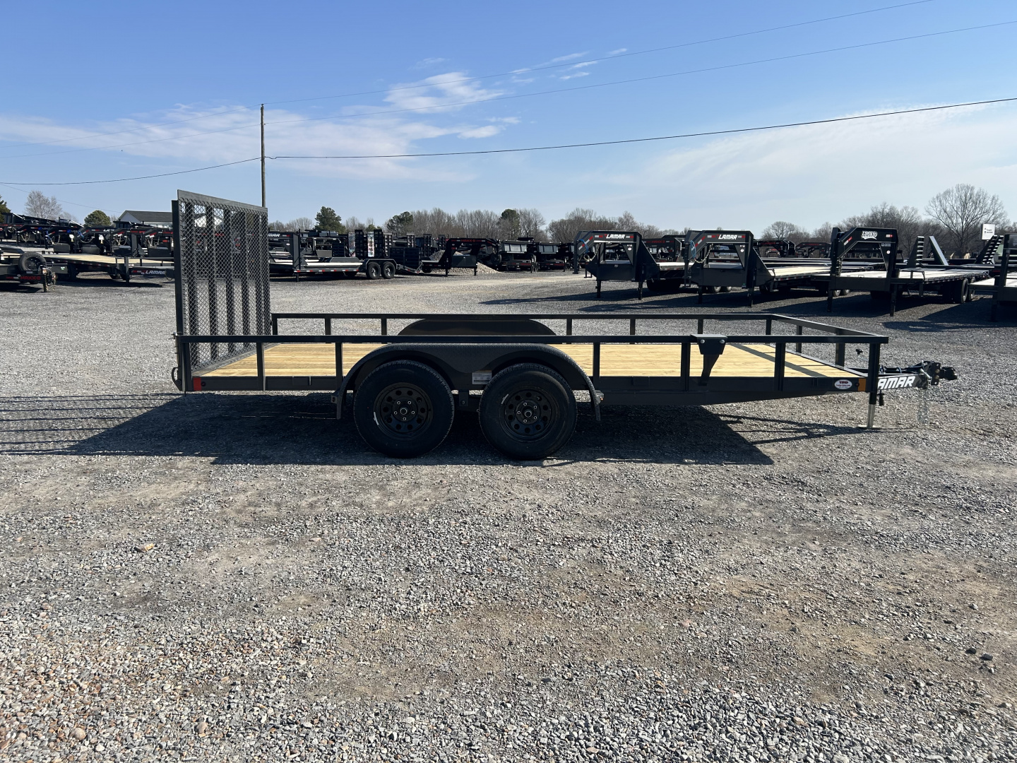 New 2026 Lamar Utility Trailer | 83" x 16' | 7K GVWR