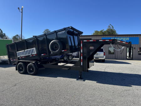 New 2026 PROSPECTOR HD 7X16 16K GOOSENECK DUMP TRAILER WITH 4' WALLS